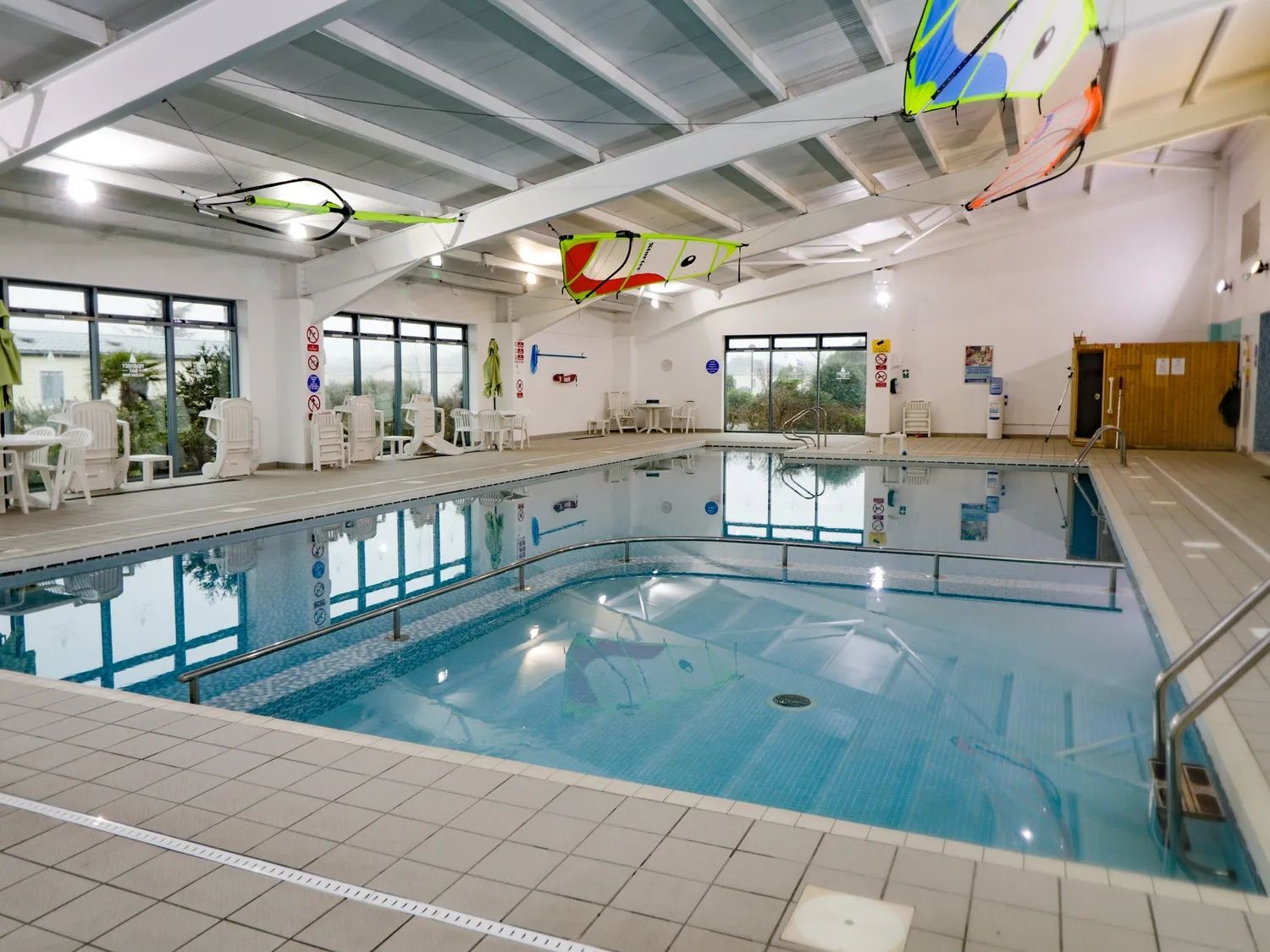 On-site indoor swimming pool